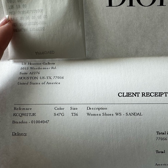 Dway Heeled Slide Dior Sandal - Picture 16 of 16